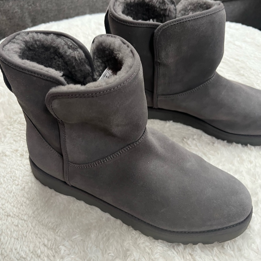 UGG Charcoal Suede Boots